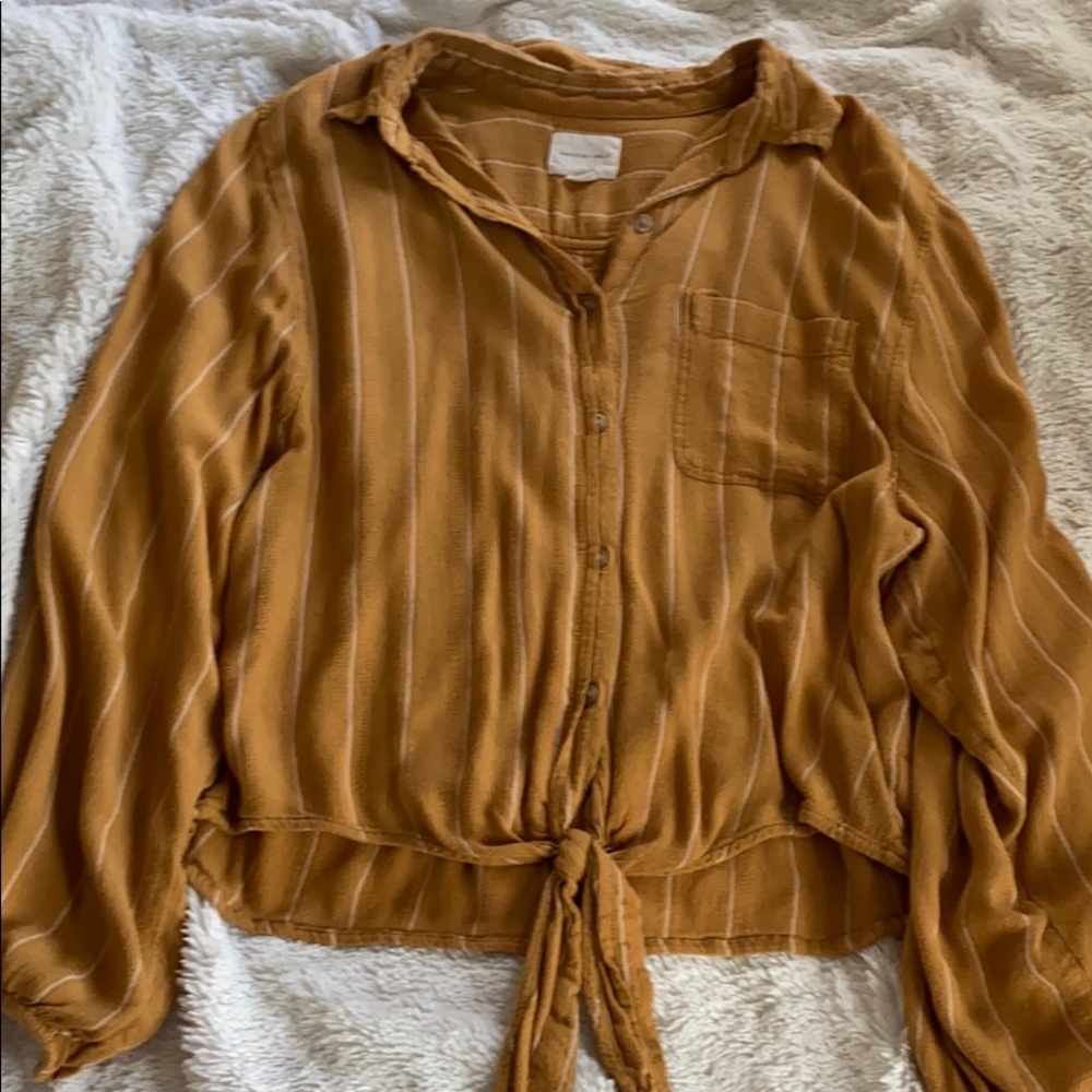 AE button down blouse